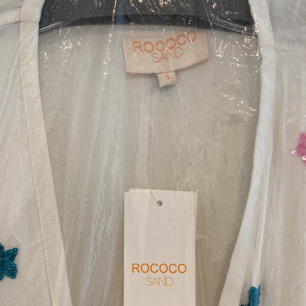 NWT Rococo Sand Stellar lined Dress coverup size Small - Picture 3 of 9